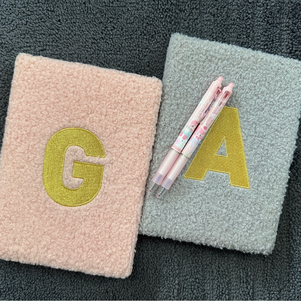 Fluffy / Plush Notebook *2
